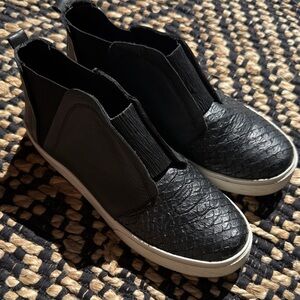 Kaanas black all leather sneakers 7